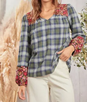 Andree By Unit - Kensington Plaid Top
