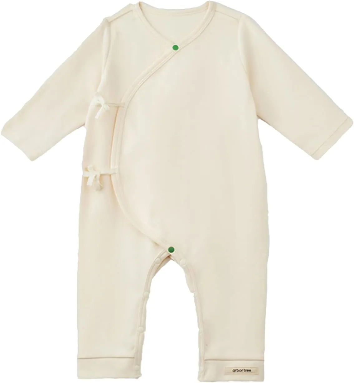 ArborTree 100% Natural Organic Cotton Baby Bandage Romper Baby Bodysuit