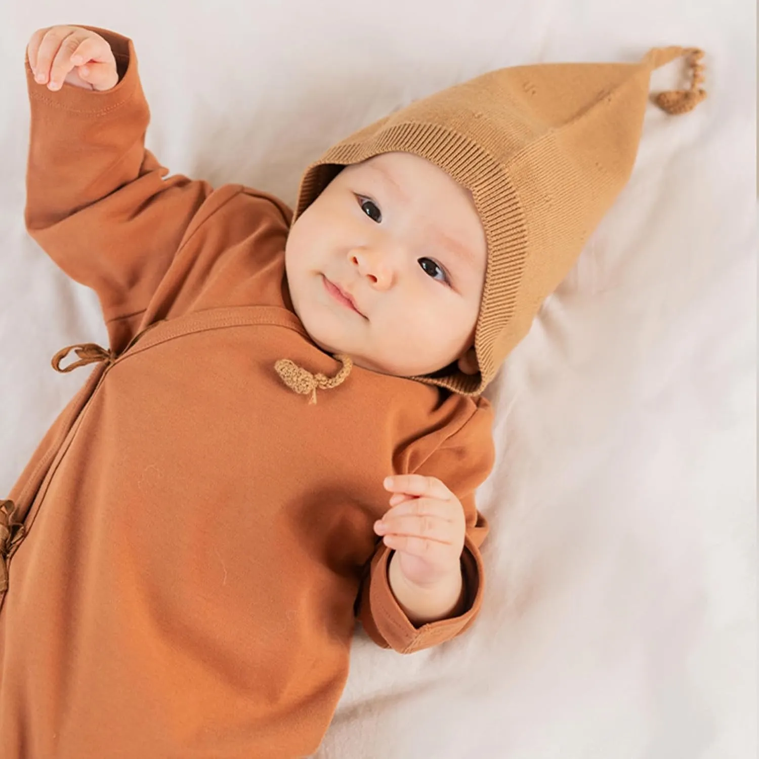 ArborTree 100% Natural Organic Cotton Baby Bandage Romper Baby Bodysuit