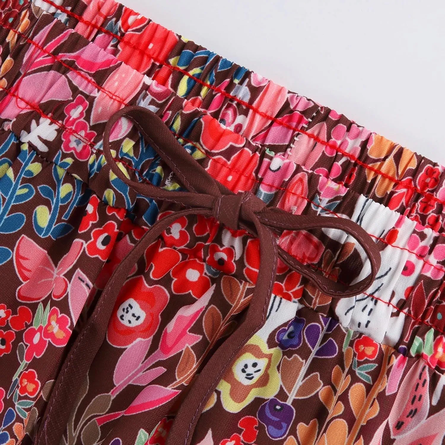 Beach Skirts for Women, Boho Maxi Trendy Casual Vacation Flowy Womens Skirts
