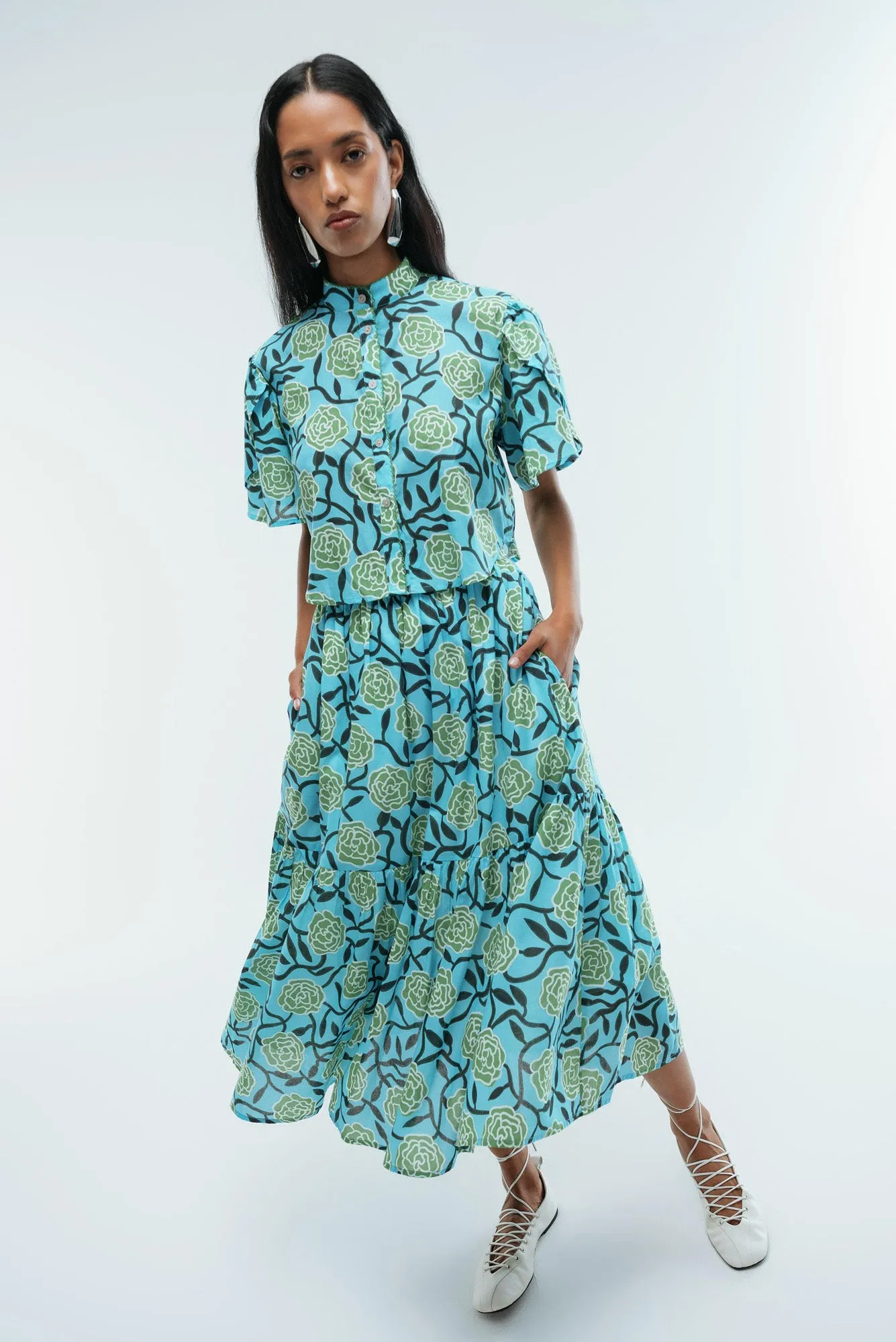 Daniela Blouse in Amelia Print