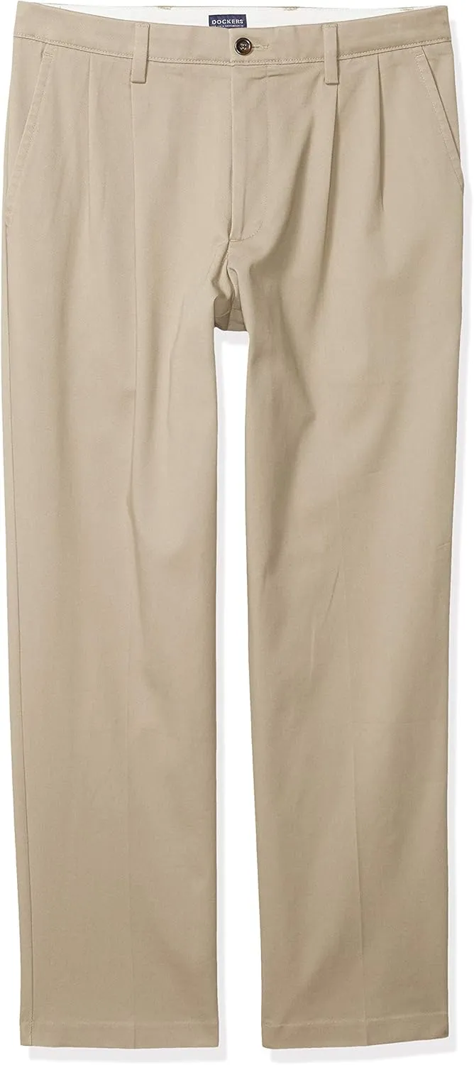 Dockers Men's Classic Fit Easy Khaki Pants - Pleated (Standard and Big & Tall)