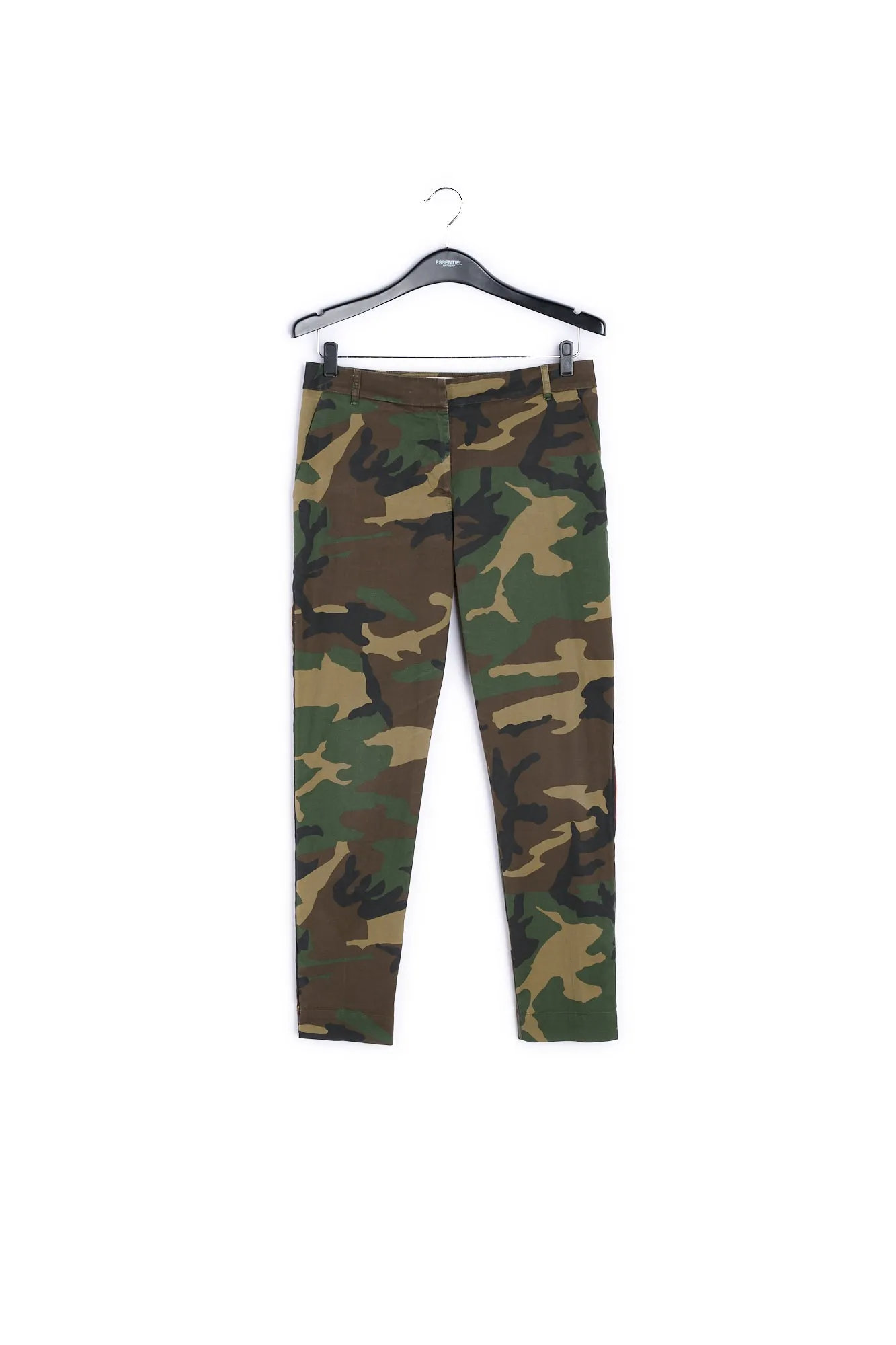 Khaki printed pants