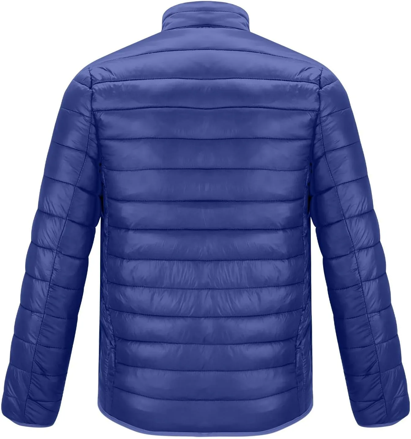 Men's Winter Jackets Lightweight Puffer Jacket Warm Quilted Jackets Plus Size Packable Down Jacket Stand Collar Coat