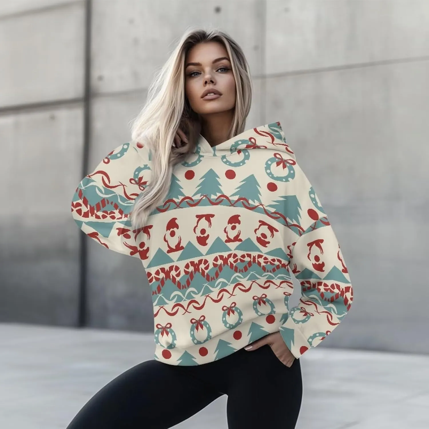 NDISTIN Women’s Pullover Sweatshirts Soft Skin Friendly Women's Baggy Hoodie Designed for Easy Movement