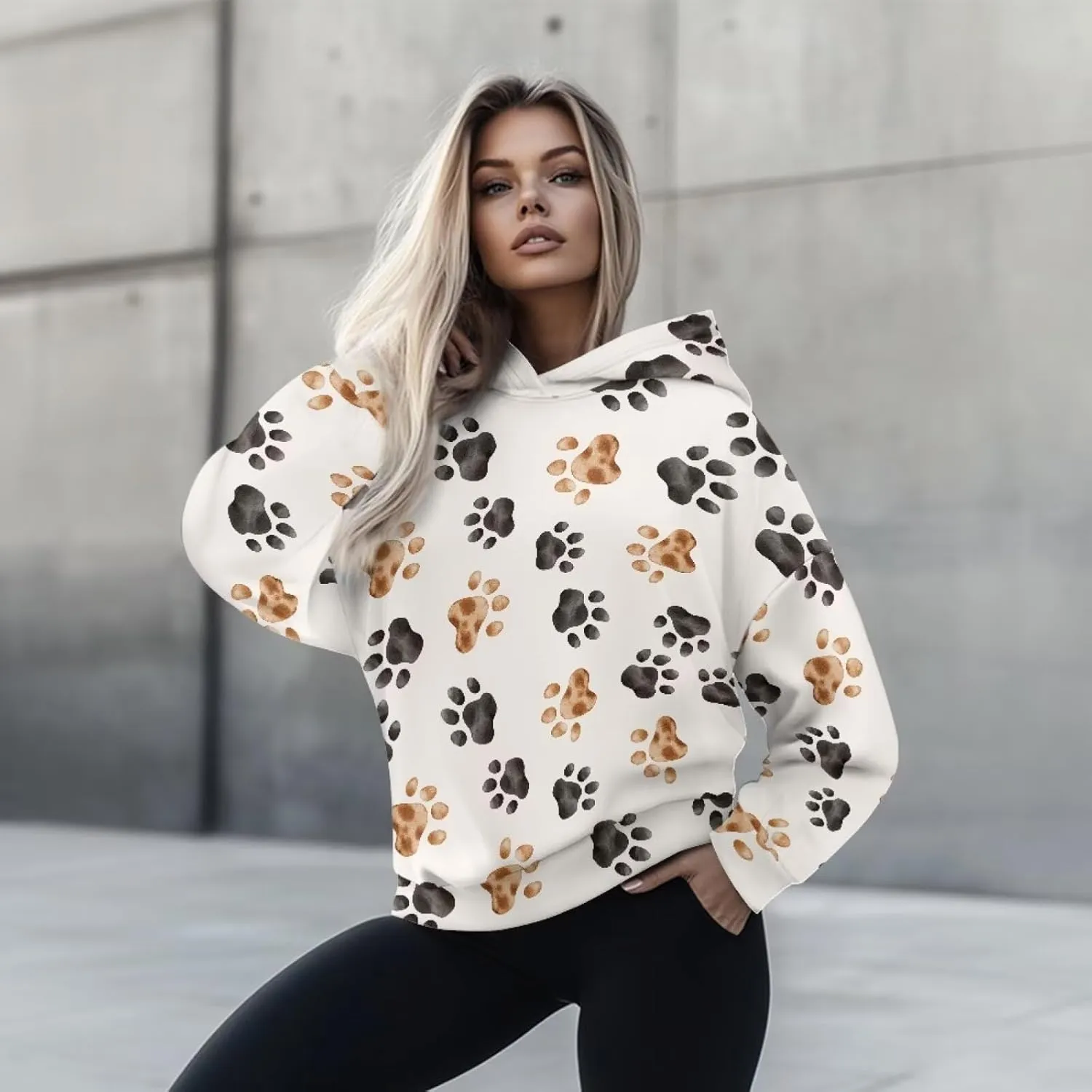 NDISTIN Women’s Pullover Sweatshirts Soft Skin Friendly Women's Baggy Hoodie Designed for Easy Movement