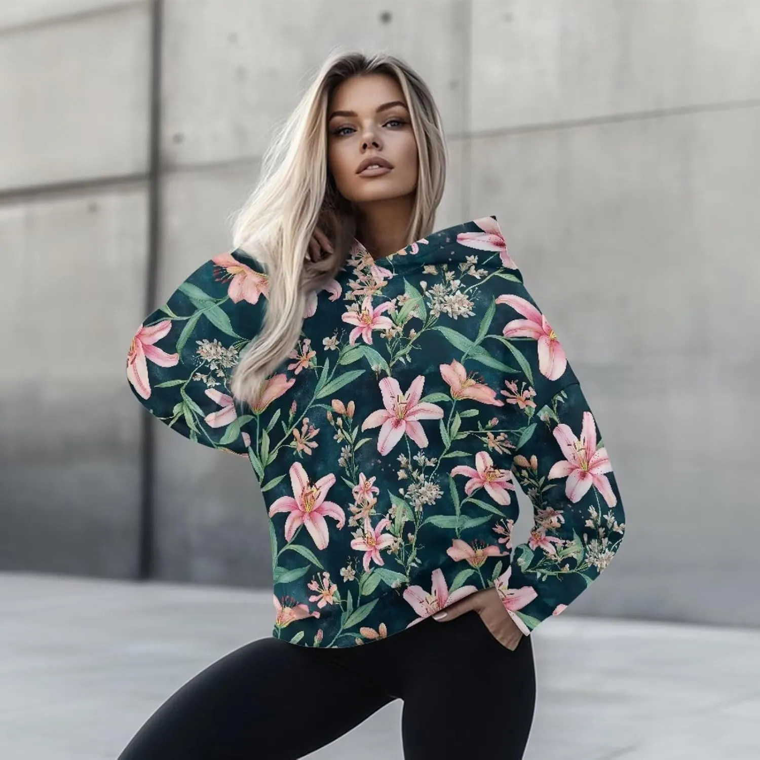 NDISTIN Women’s Pullover Sweatshirts Soft Skin Friendly Women's Baggy Hoodie Designed for Easy Movement