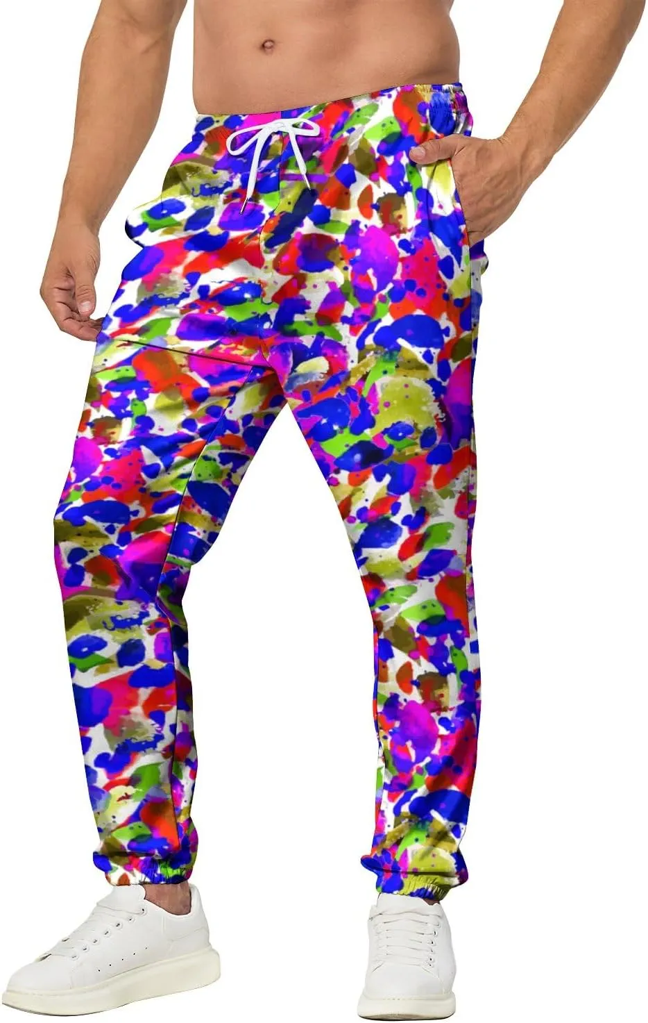 Sweatpants for Men Joggers Pant 3D Printed Sports Pants Casual Workout Pants Running Pants with Pockets