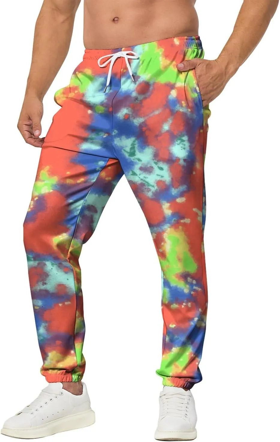 Sweatpants for Men Joggers Pant 3D Printed Sports Pants Casual Workout Pants Running Pants with Pockets