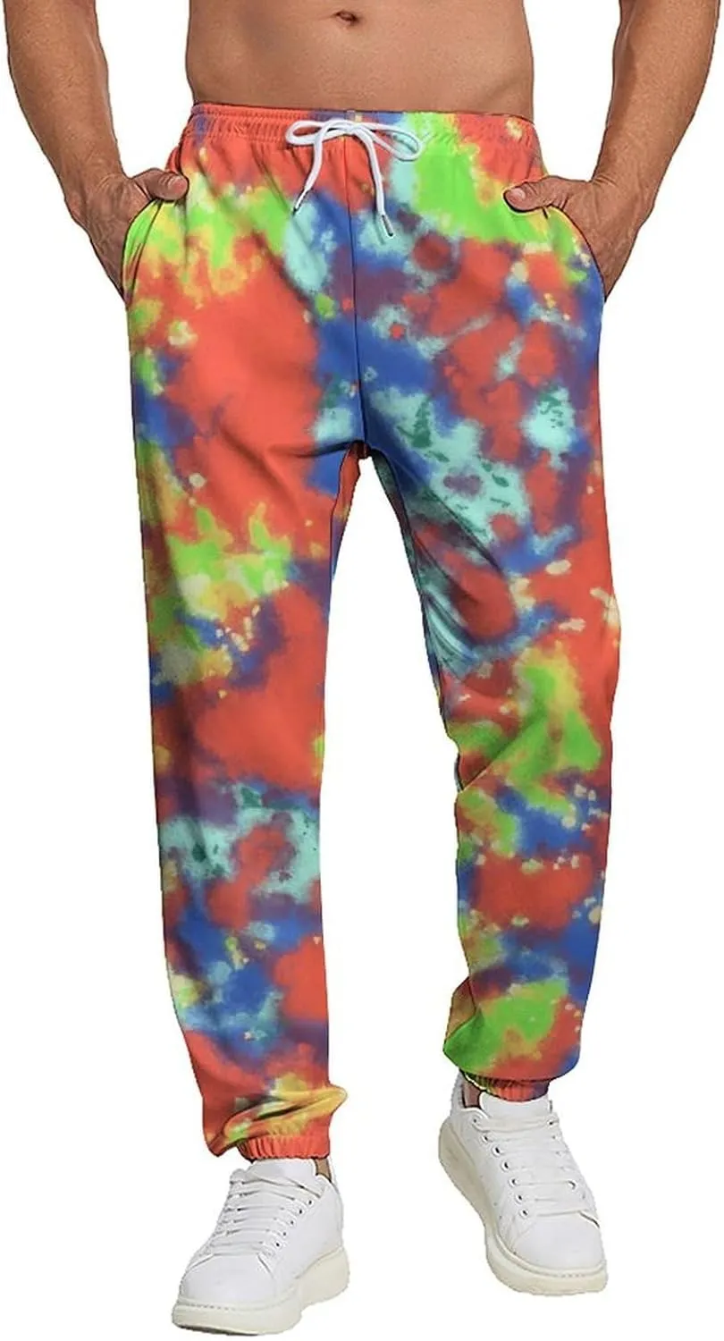 Sweatpants for Men Joggers Pant 3D Printed Sports Pants Casual Workout Pants Running Pants with Pockets