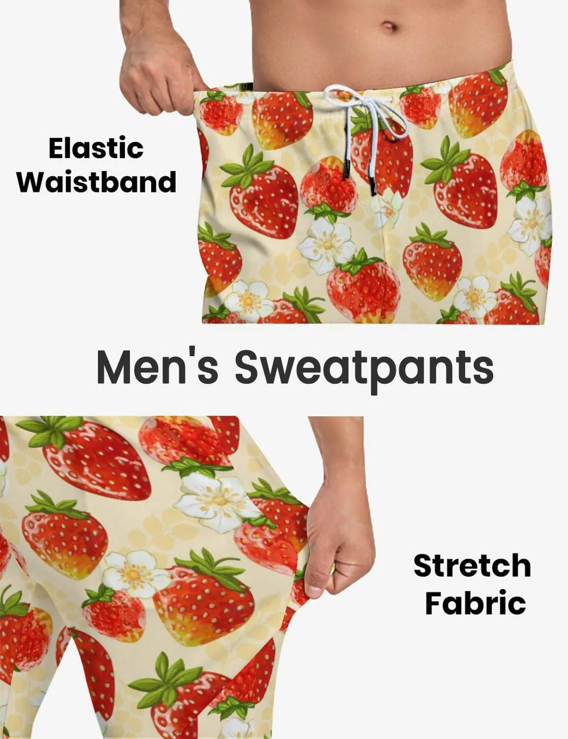 Sweatpants for Men Joggers Pant 3D Printed Sports Pants Casual Workout Pants Running Pants with Pockets