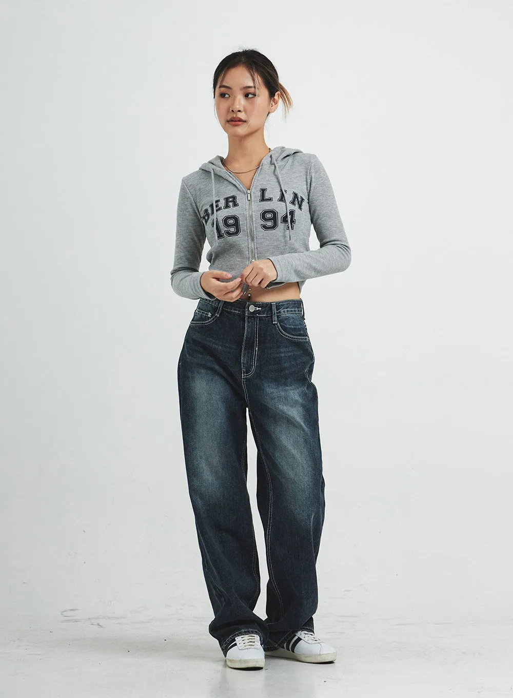 Washing Wide Jeans CS15