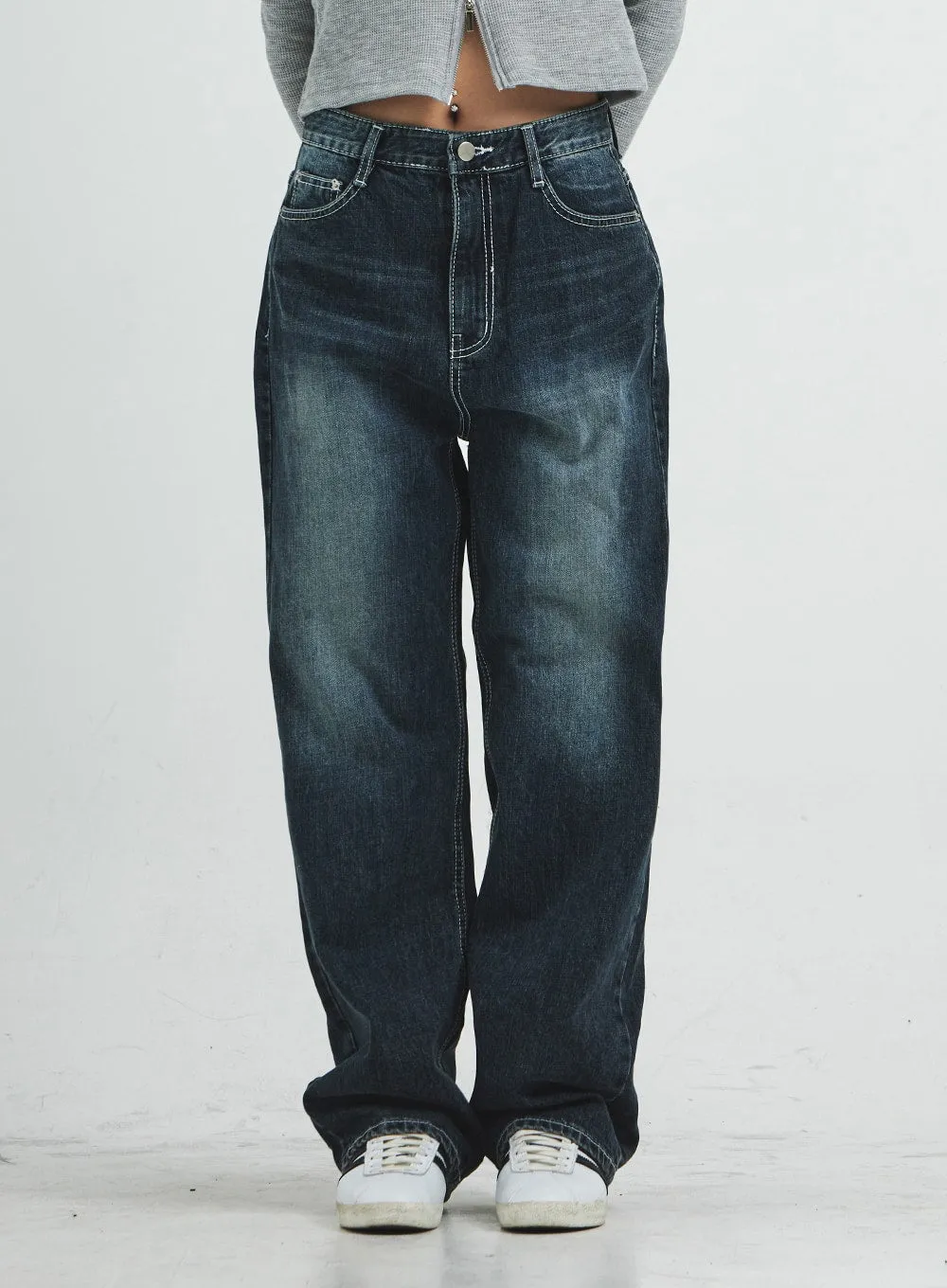 Washing Wide Jeans CS15