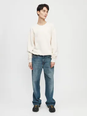Wide Jean in Tractor Blue