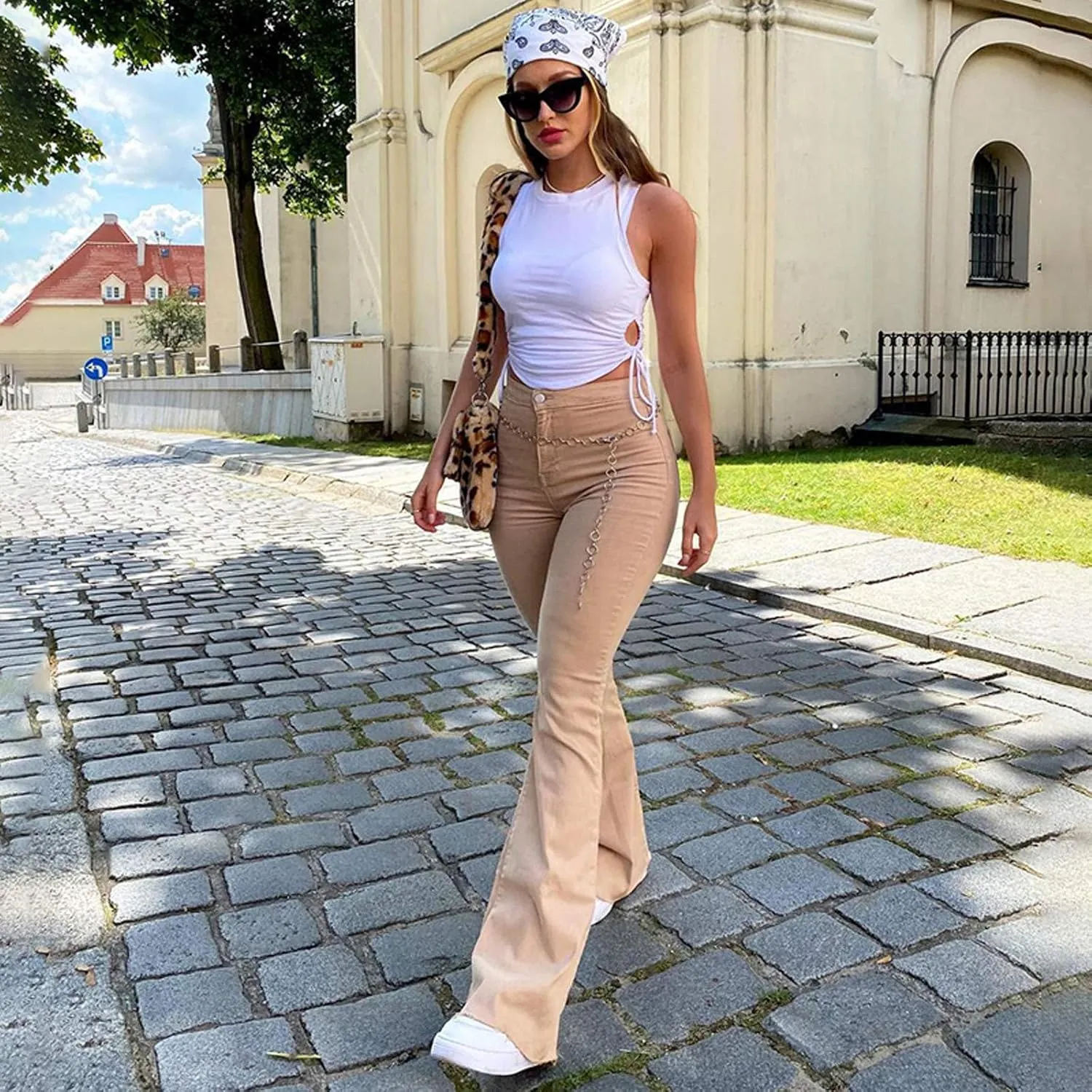 Womens Jeans Women Straight Leg Jeans High Waisted Mom Jeans for Women Stretchy Casual Denim Pants with Pockets